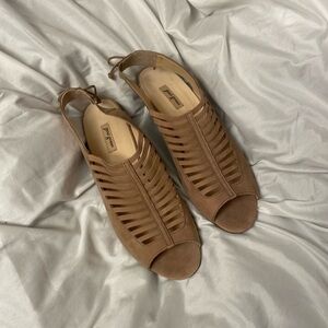 Paul Green Champagne Suede Talia Slingback Sandal